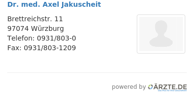 Dr med axel jakuscheit