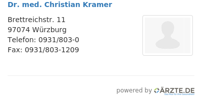 Dr med christian kramer