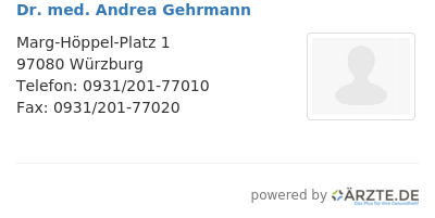 Dr med andrea gehrmann