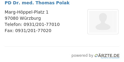 Pd dr med thomas polak