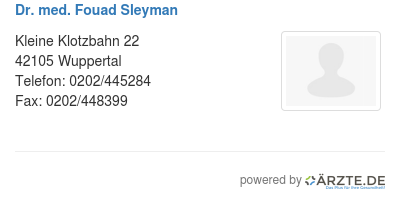 Dr med fouad sleyman
