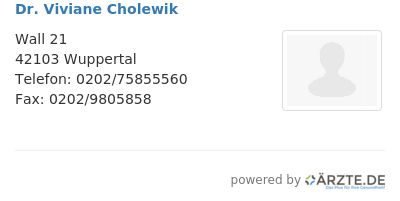 Dr viviane cholewik