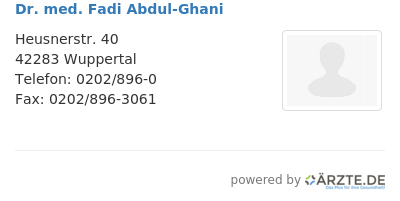 Dr med fadi abdul ghani