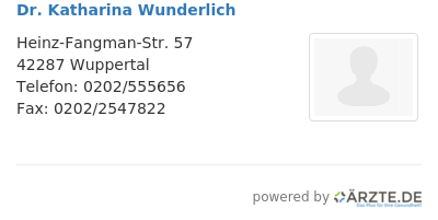 Dr katharina wunderlich