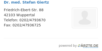 Dr med stefan giertz