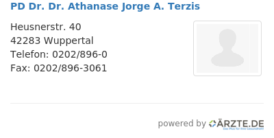 Pd dr dr athanase jorge a terzis