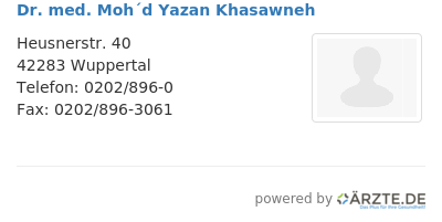 Dr med moh d yazan khasawneh