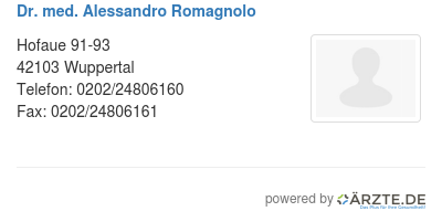 Dr med alessandro romagnolo