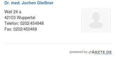 Dr med jochen gleissner