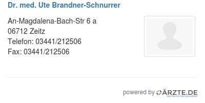 Dr med ute brandner schnurrer