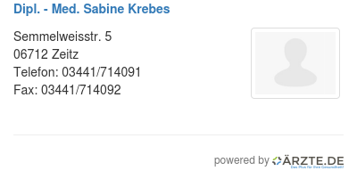 Dipl med sabine krebes