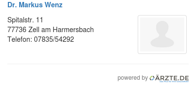 Dr markus wenz