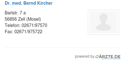 Dr med bernd kircher 514005