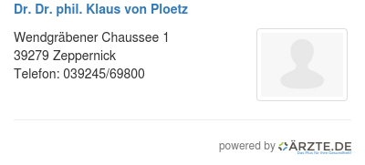 Dr dr phil klaus von ploetz 586128