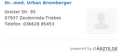 Dr med urban bromberger