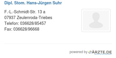 Dipl stom hans juergen suhr