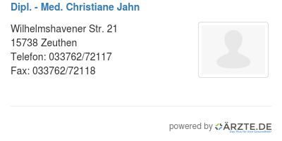 Dipl med christiane jahn