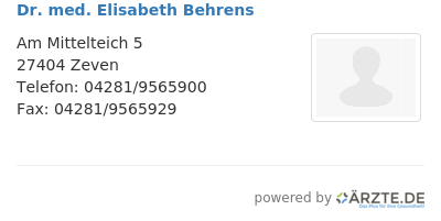 Dr med elisabeth behrens 566231