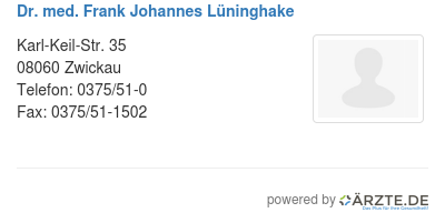 Dr med frank johannes lueninghake