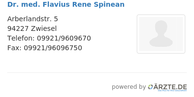 Dr med flavius rene spinean